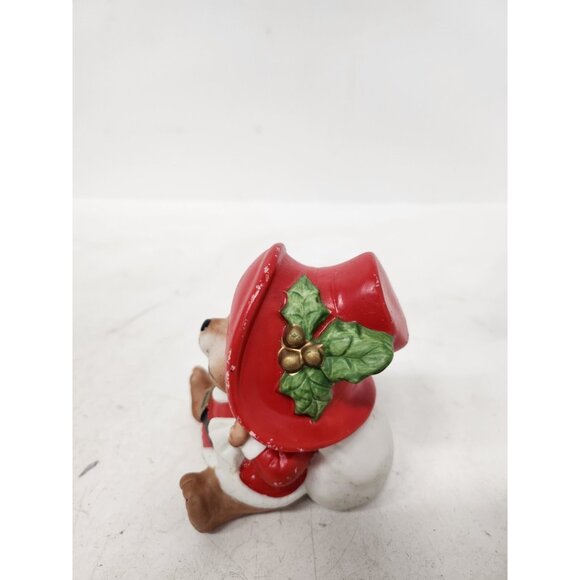 Vintage Homco Christmas Paddington Bear Santa Ceramic Figurine Holiday Decor - Picture 4 of 11